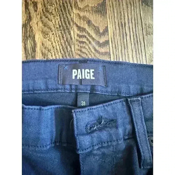 PAIGE Men's Slim Jeans in Dark Blue 31 30 - Picture 4 of 5
